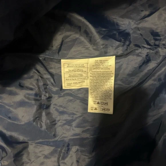 Eddie Bauer Women's Blue Down Puffer Coat - Picture 9 of 11